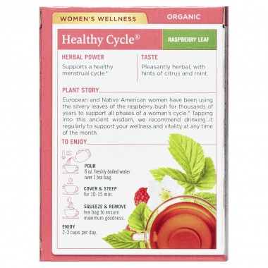 Traditional Medicinals Tea Organic Healthy Cycle - Apoyo Ciclos Menstruales Saludables T2170 TRADITIONAL MEDICINALS