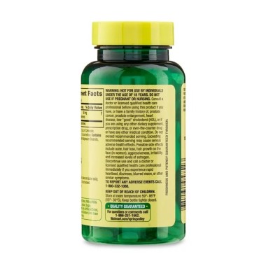Spring Valley Tabletas DHEA Mejora al Metabolismo del Azucar 50 mg - 50 Tabletas V3533 SPRING VALLEY