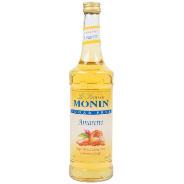 Monin Sirope de Amaretto - Amaretto Syrup Sugar Free - Sin azúcar 750 ml (25.4 fl oz) L1078 Monin