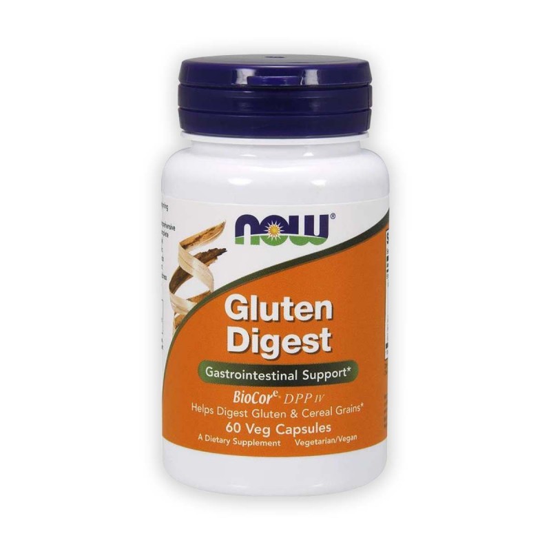 Now Gluten Digest Soporte Gastro intestinal 60 Cápsulas V3051 Now Nutrition for Optimal Wellness