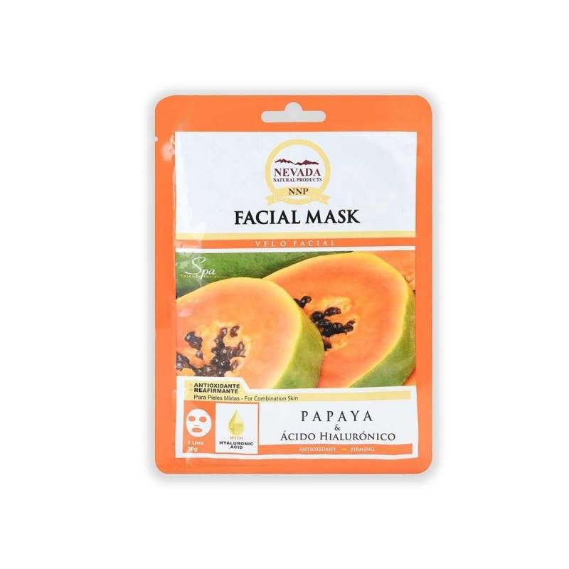 Nevada Velo Facial De Naranja Y Ácido Hialurónico Caja 10 Unidades