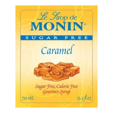 Monin Sirope de Caramelo sin Azucar - Caramel Suggar Free 750 ml (25.4 fl oz) L1095 Monin