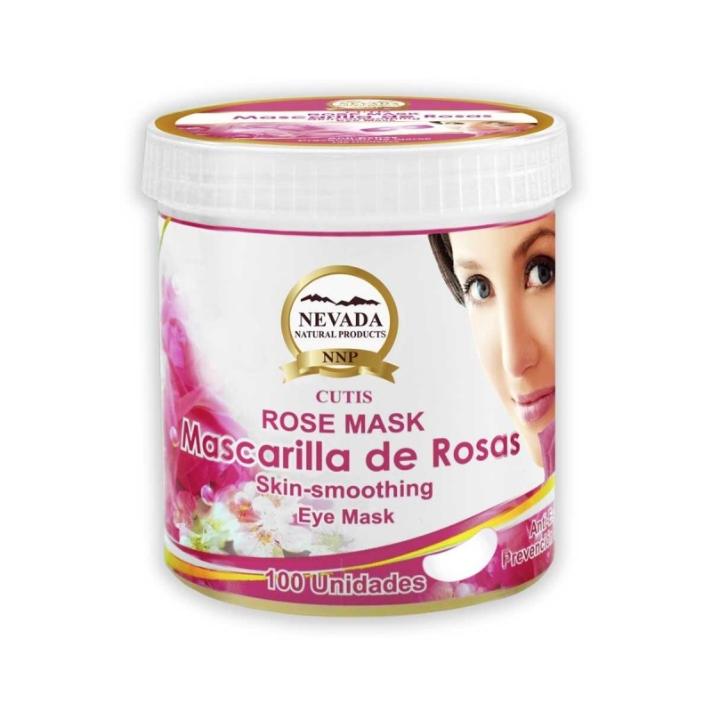 Nevada Mascarilla de Rosas Para los Ojos Ayuda Suavizar Piel 100 unidades C1080 Nevada Natural Products