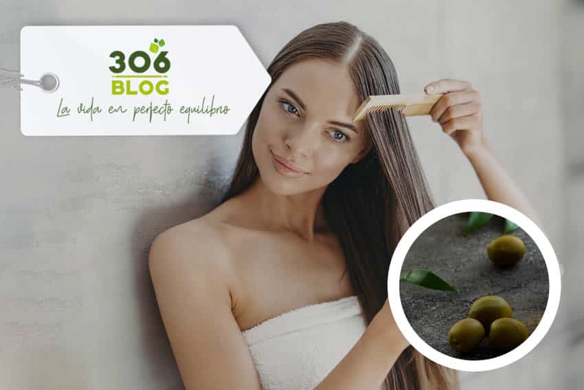 Mascarilla capilar de aceite de oliva para nutrir el cabello maltratado